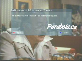 Plugin pro Dreambox - DVB logger
