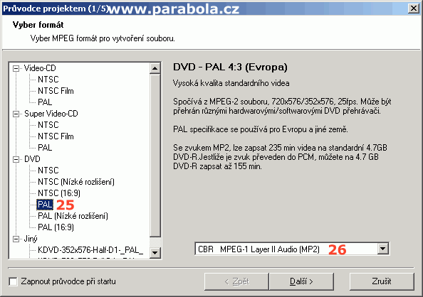 Z Dreamboxu na DVD
