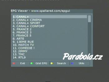 Plugin pro Dreambox - EPG db
