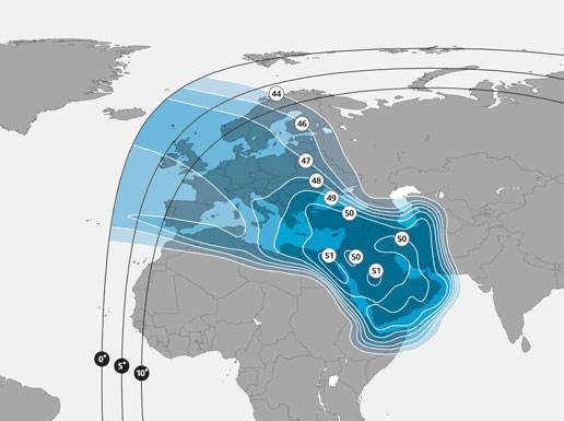 Footprint satelitu
