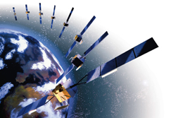 Pohled na satelity
