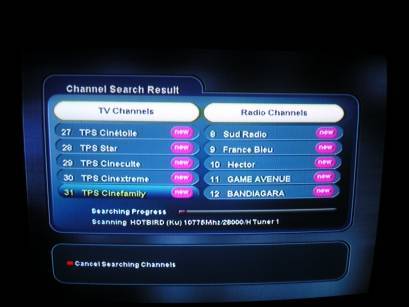 OpenBox CI-7000 PVR - testování (2.)