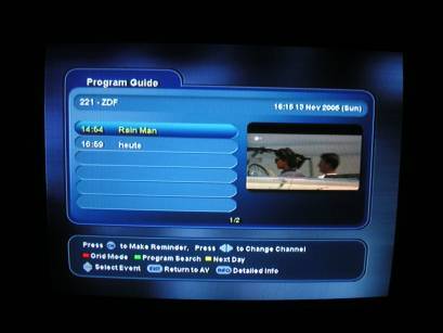 OpenBox CI-7000 PVR - testování (2.)