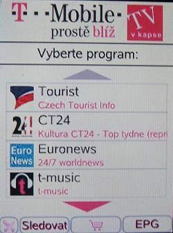 T-Mobile - televize v mobilu