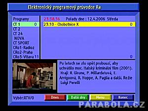 EPG v MHP aplikaci pijmae i-CAN 2000T