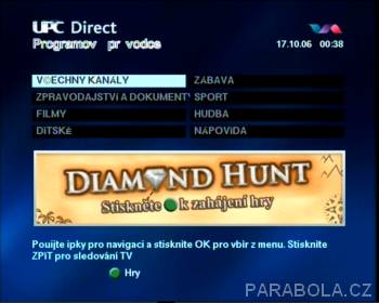 Hry na UPC Direct