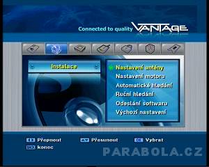 menu Vantage X121SCI