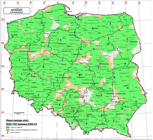 Rusza w Polsce DVB-T2 z telewizją HD i DTV