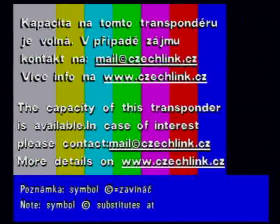 Czechlink, volná kapacita na transpondéru