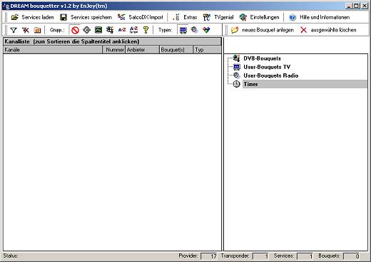 setting editor DREAM bouquetter