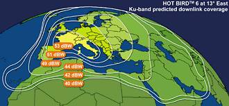 Pokryt signlem druic HotBird 6