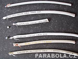 Satelitní koaxiální kabel - základy pro běžného uživatele