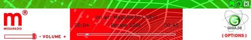 MegaRadio - přehrávání