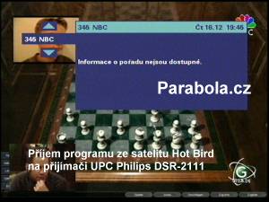UPC přijímač Philips DSR-2111 v praxi