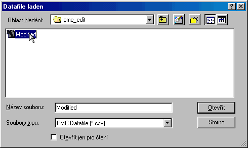 Tabulka PMC