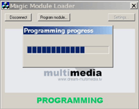 Postup při programování Magic modulu