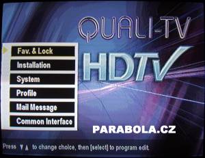 Praktické zkušenosti se satelitním přijímačem Quali-TV QS 1080IRCI