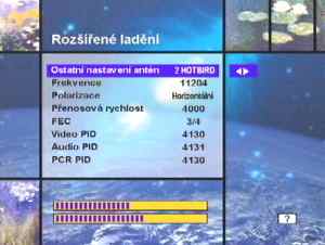 Vyhledávání programů na přijímačích Humax