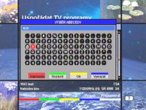 Vyhledávání programů na přijímačích Humax