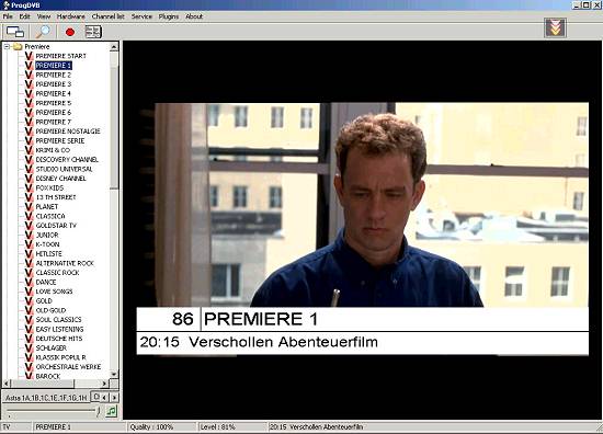 SkyStar1: Dekódovaný program Premiere1