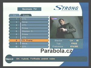 Strong SRT-5155 - citlivý přijímač pro DVB-T