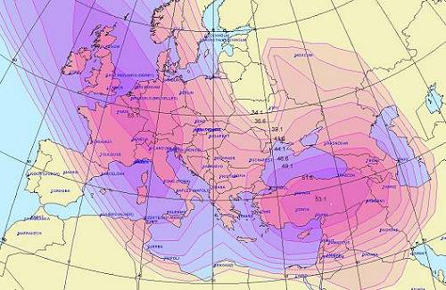 Praktick zkuenosti s pjmem slabch stanic na druicch EurAsiaSat 1 a Trksat 1C