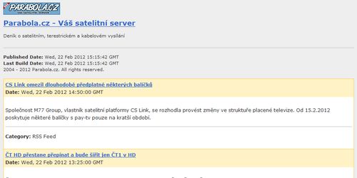 RSS vpis lnk parabola.cz