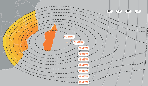 Eutelsat W2M (steerable beam)