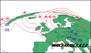 Pokryt zem satelitem Thor 2