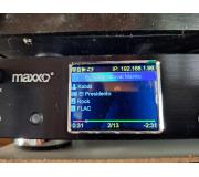 3. Prehrvanie cez UPnP - flac audio - popis cez info tlaidlo