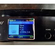 1. Prehrvanie z USB - flac audio - popis cez info tlaidlo
