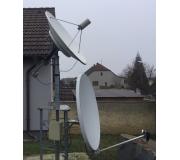 Distribuční trasa DAKAR 2021 - satelitní pozice 10E - 120cm Prime Focus - Jižní Čechy.