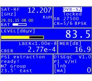 8PSK/DVB-S2 5/6 for pepa