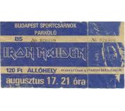 Iron Maiden_vstupenka_1982